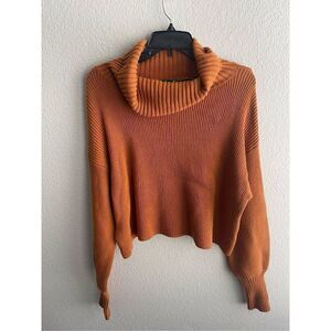 Wild Fable Scoop Neck Crop Sweater
